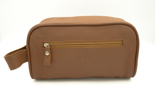 VIS Neceser - Toiletry Bag Leather